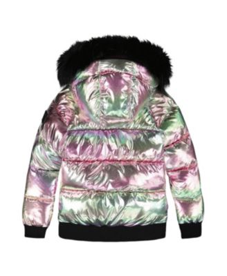 Boys' Quilted Bomber-Style Winter Coat - Little Kid
