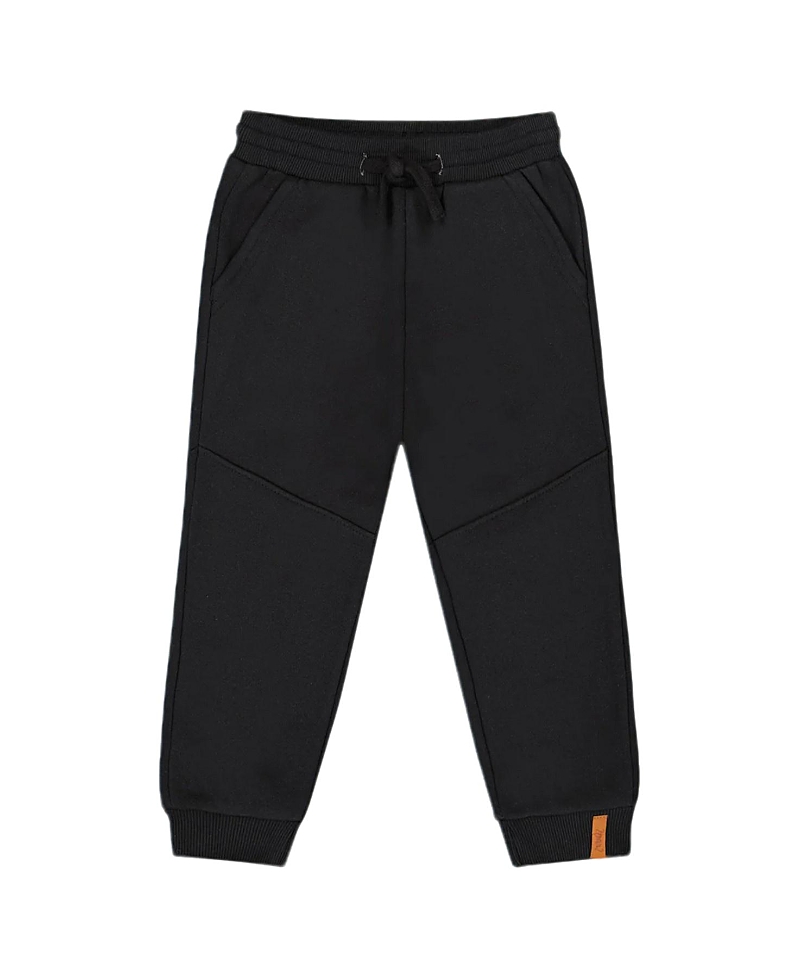 Deux Par Deux Fleece Sweatpants With Pockets In Black