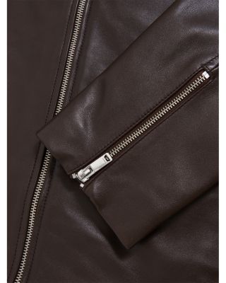 Layla Leather Long Line Jacket
