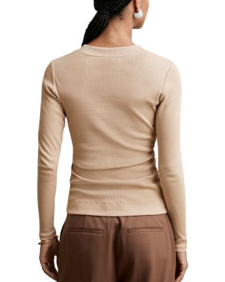Tessa Ribbed Long Sleeve Tee