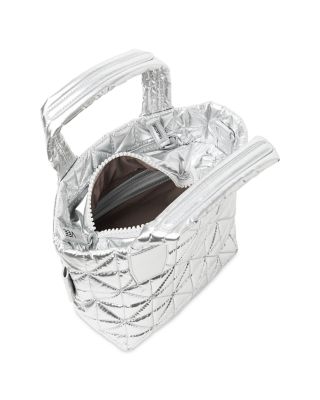 Vee Mini Quilted Nylon Tote 