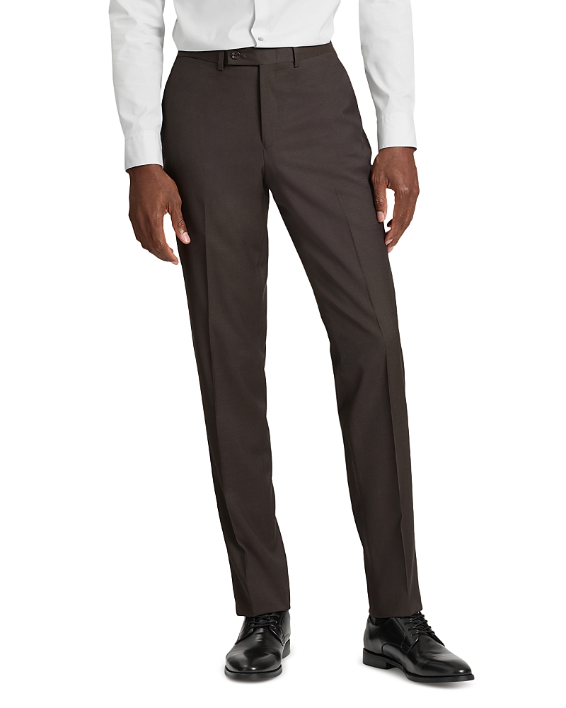 Ted Baker Wright Twill Modern Fit Suit Pants In Brown