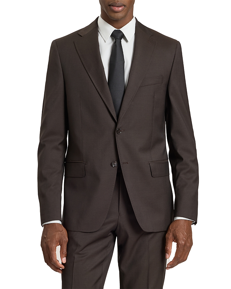 Ted Baker Wright Twill Modern Fit Suit Jacket In Brown
