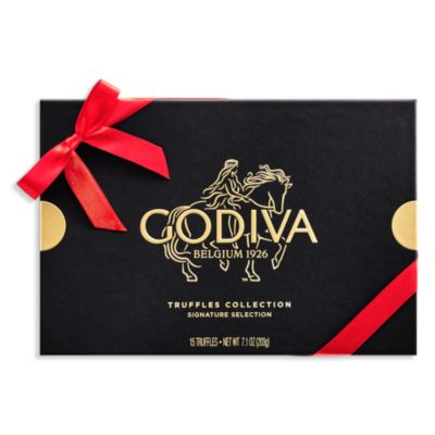 Holiday Assorted Chocolate Truffles Gift Box, 15 Piece