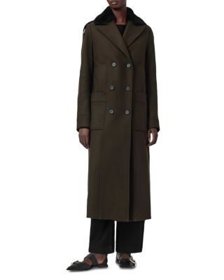 Millie Shearling Trim Coat