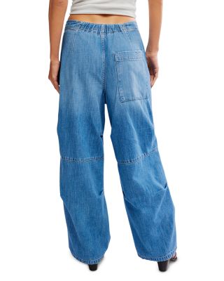 Logan Cinched Cargo Jeans in Harper