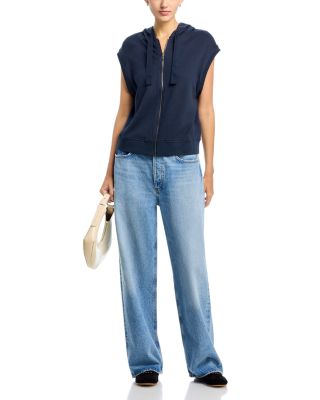 Full Zip Sleeveless Hoodie