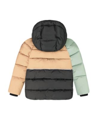Boys' Colorblocked Puffy Winter Coat Jacket - Little Kid