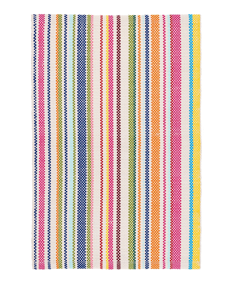 Dash & Albert By Annie Selke Dash Albert By Annie Selke Summer Stripe Indoor/outdoor Da1631 Area Rug, 9'0x12'0 In Multi