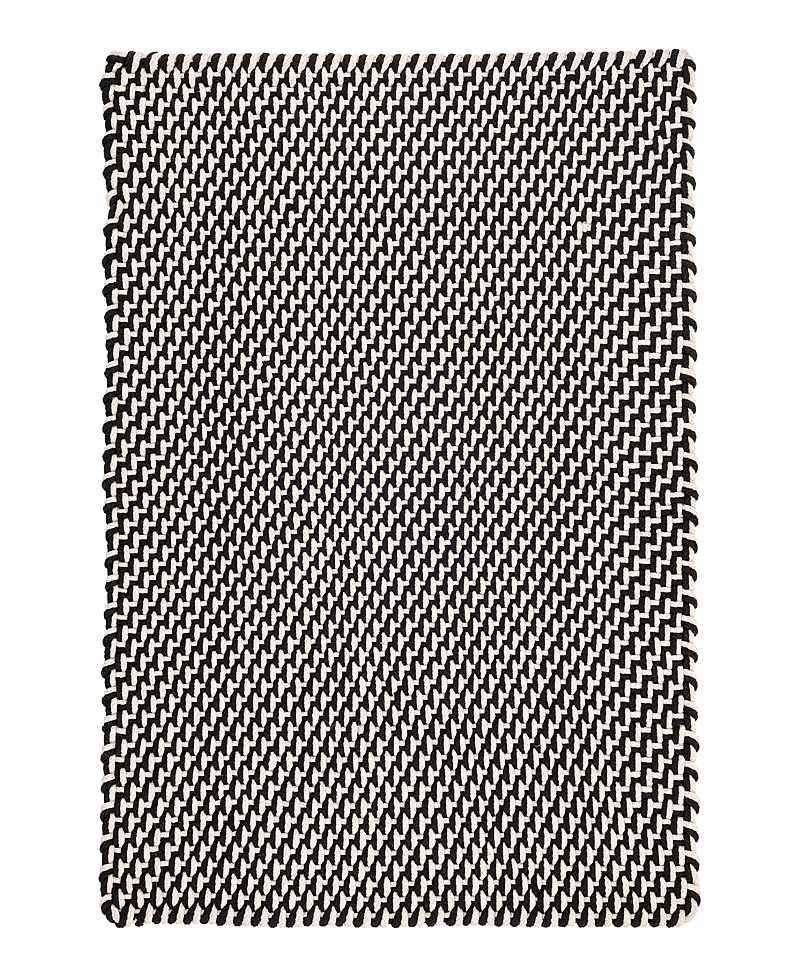 Dash & Albert By Annie Selke Dash Albert By Annie Selke Two-tone Rope Indoor/outdoor Rdb219 Runner, 2'6x12'0 In Black