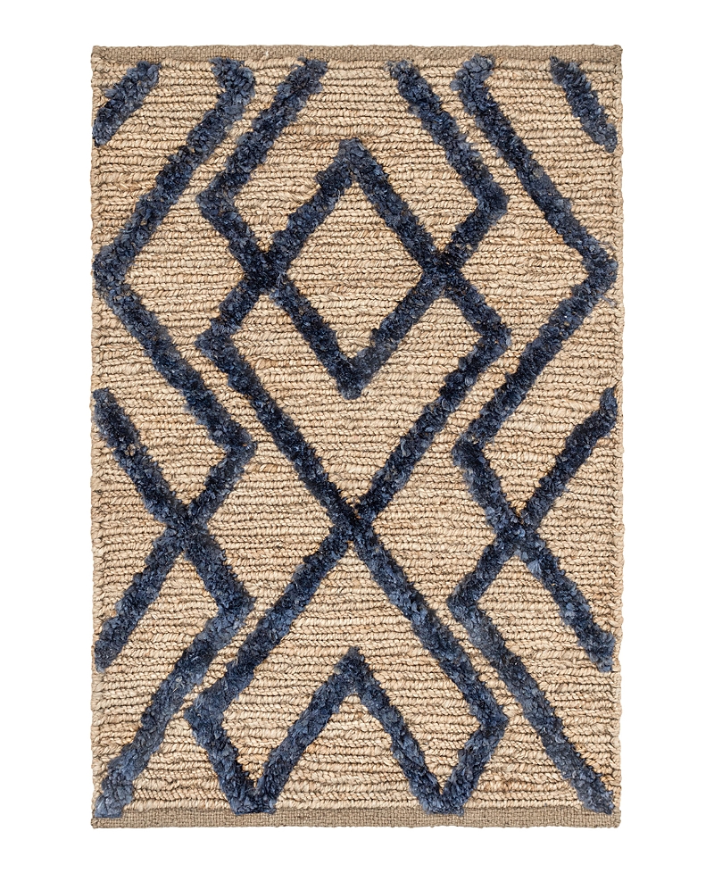 Dash & Albert By Annie Selke Dash Albert By Annie Selke Marco Da773 Area Rug, 3'0x5'0 In Blue