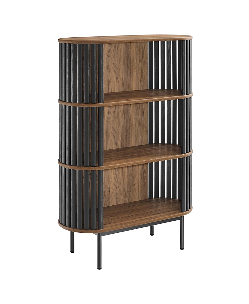 Modway Fortitude Three Tier Display Cabinet In Brown
