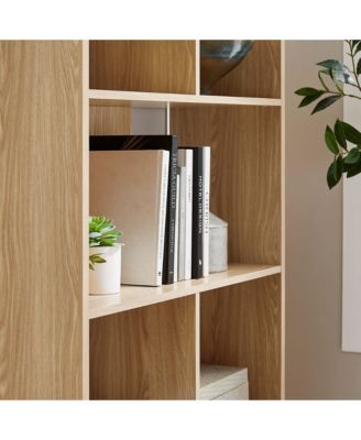Transmit 5 Shelf Wood Grain Bookcase