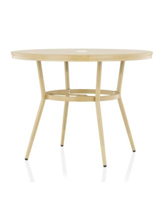 Sylvestri Aluminum Patio Round Dining Table