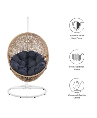 Encase Outdoor Patio Rattan Swing Chair