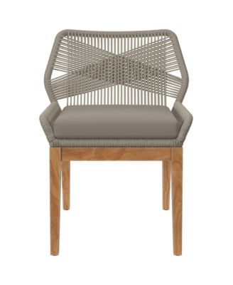 Wellspring Outdoor Patio Teak Wood Dining Chair