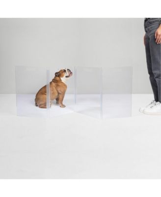 Low Pet Gate Zig Zag Options 4 Panel