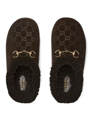 Women's Horsebit Shearling Mules