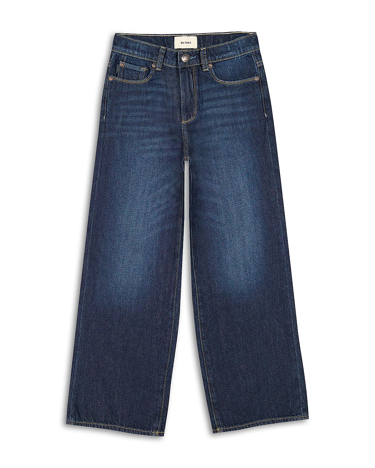 DL1961 Girls' Lily Relaxed Wide Leg Jeans - Little Kid