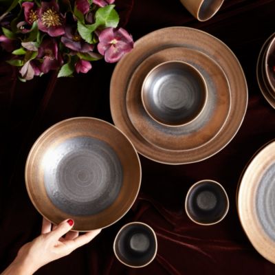 Akita Stoneware Dinner Plates, Set of 4