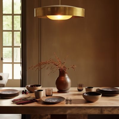 Akita Stoneware 16 Piece Dinnerware Set, Service for 4