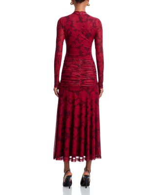 Selene Ruched Long Sleeve Dress