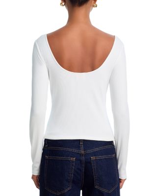 Rib Scoop Back Tee - Exclusive