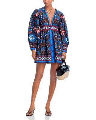 Button Front Mini Dress