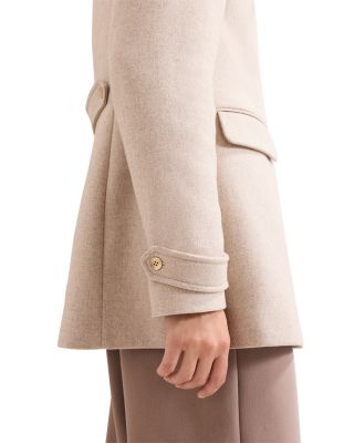 Aurelie Wool Blend Peacoat