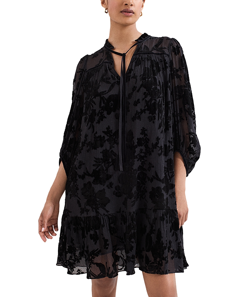 Phase Eight Mila Velvet Burnout Dress