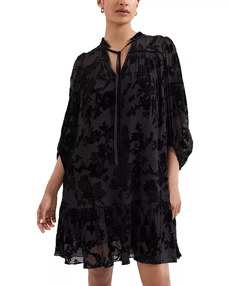 Phase Eight Mila Velvet Burnout Dress