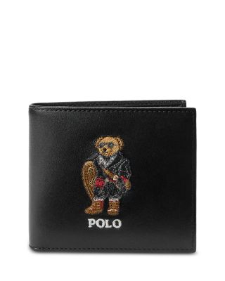 Polo Ralph Lauren Polo Bear Leather Billfold Wallet Bloomingdale's - Main Image