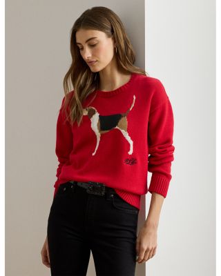 Intarsia Knit Dog Sweater