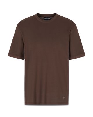 Jacquard Cotton Jersey Tee