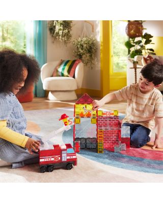 Fire Station Magnetic Construction Set, 50 Piece - Ages 3+