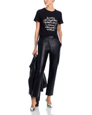 Studded Love Letter Shrunken Tee