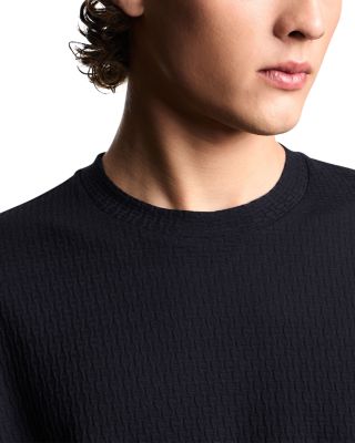 Textured Cotton Jacquard Tee