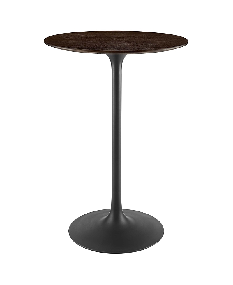 Modway Lippa Round Wood Bar Table