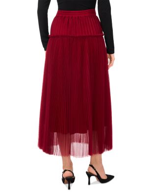 Pleated Midi Skirt
