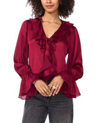 Double Ruffled Blouse