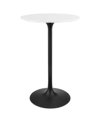 Lippa Round Wood Bar Table