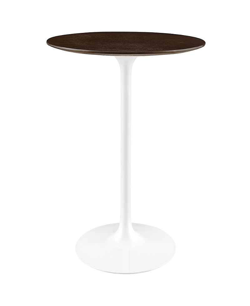 Modway Lippa Round Wood Bar Table