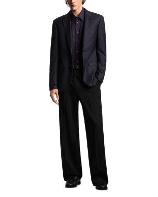 New York Regular Fit Micro Jacquard Cotton Dress Shirt