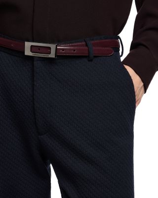 Regular Fit Double Jersey Jacquard Trousers