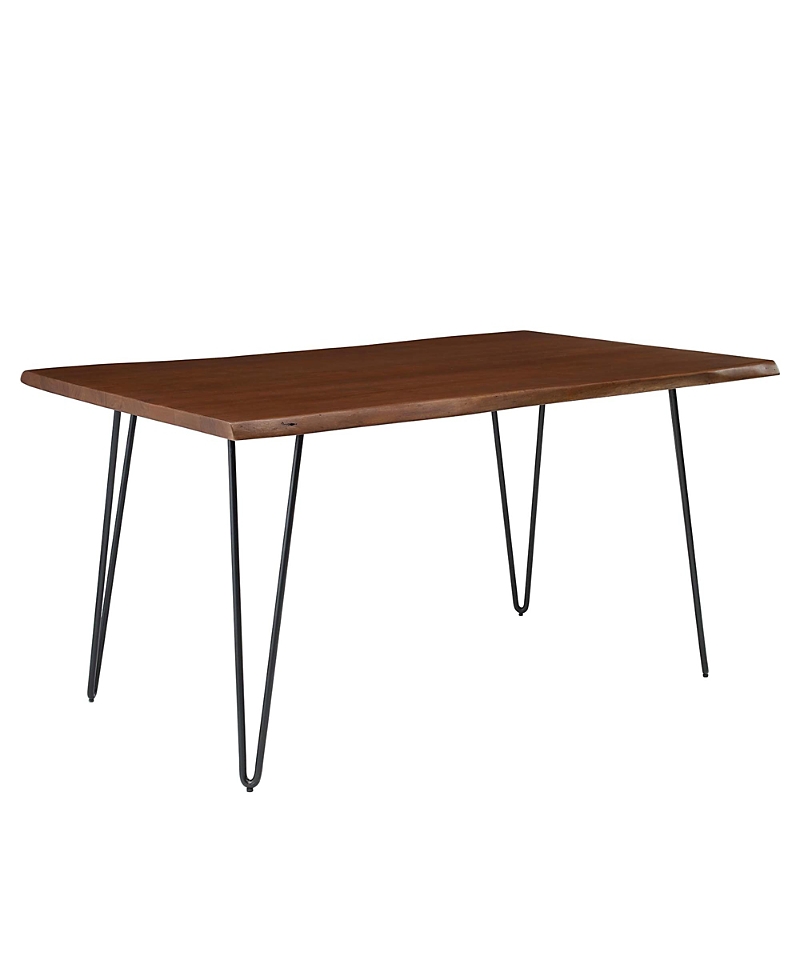 Modway Ardor 60 Live Edge Acacia Wood Acacia Wood Dining Table In Brown