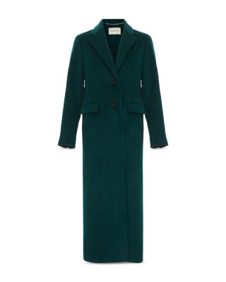 Lydia Long Wool Blend Coat
