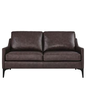 Corland Leather Loveseat