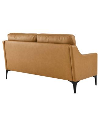 Corland Leather Loveseat