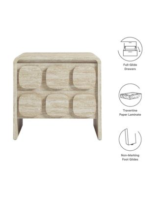 Toscana 2-Drawer Nightstand