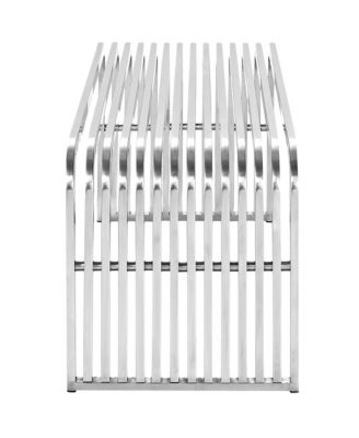Pipe 47" Stainless Steel Bench